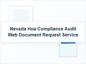 Request Nevada Hoa Compliance Audit Documents Online
