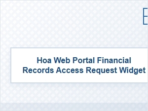 Hoa Web Portal Financial Records Access Request Form