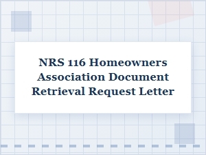 Nrs 116 Hoa Document Retrieval Request Letter